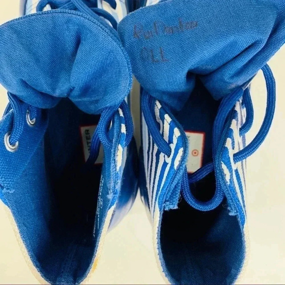 Hunter for Target NWOT striped unisex high tops - Picture 7 of 7